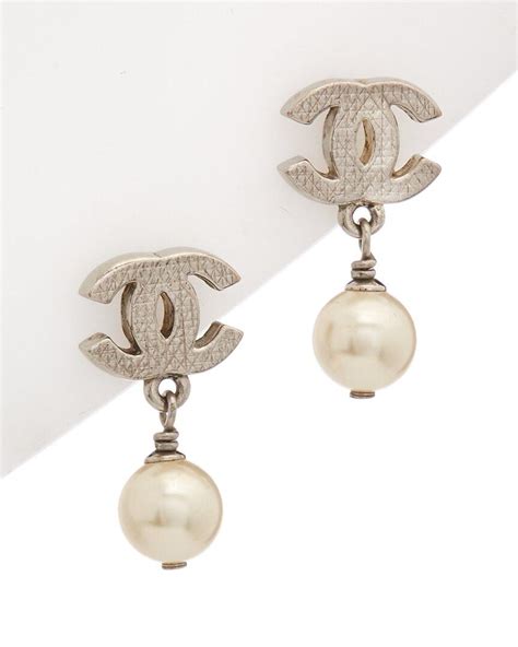 chanel earrings silver|Chanel earrings official site.